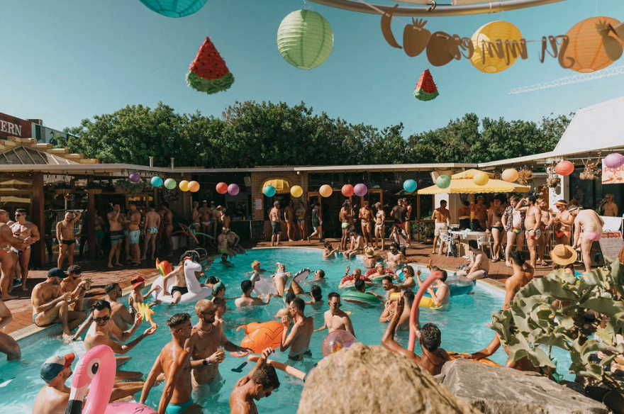 Poolside Bar Party